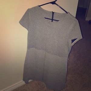 Grey H&M work dress